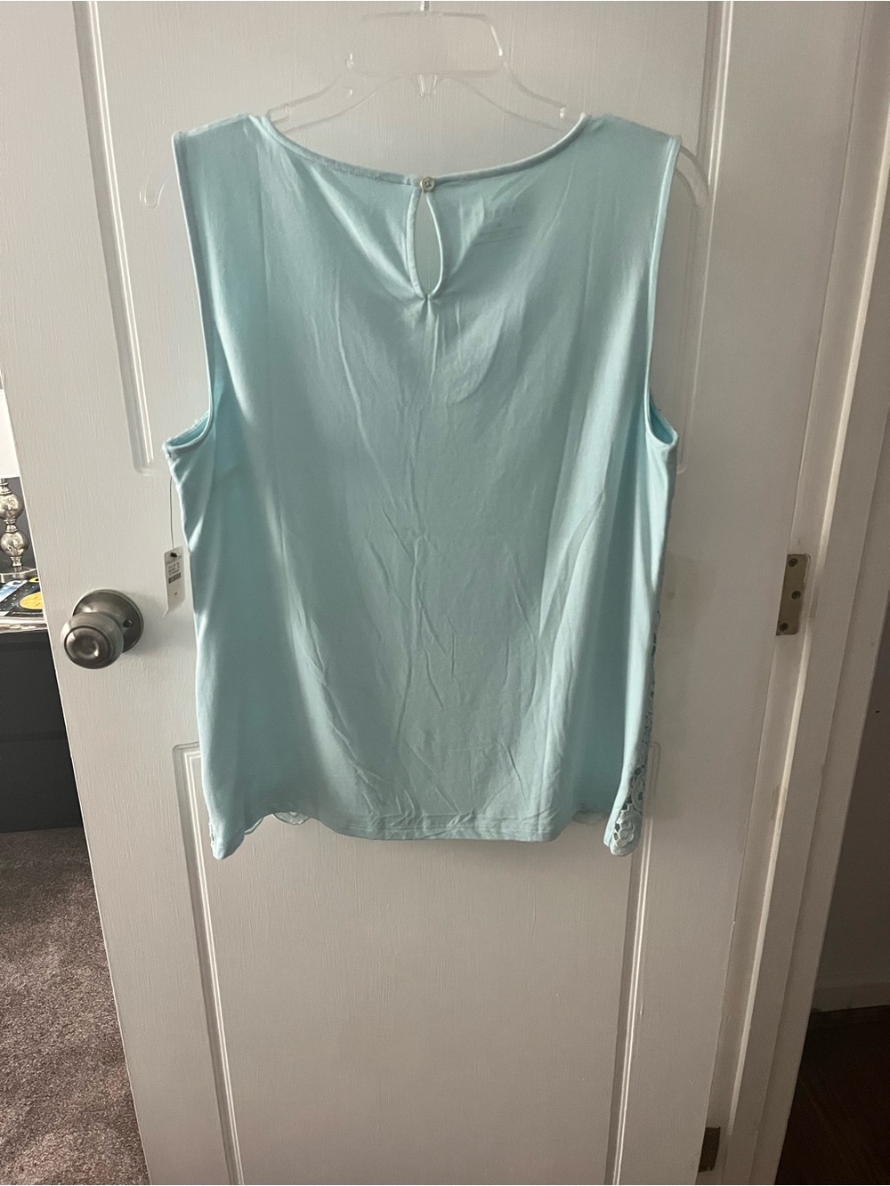 Talbots Lace Front Shell NWT - Picture 3 of 5